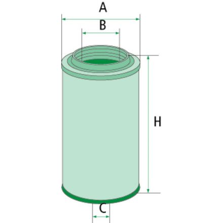 Vzduchový filtr Mann Filter | AF25065